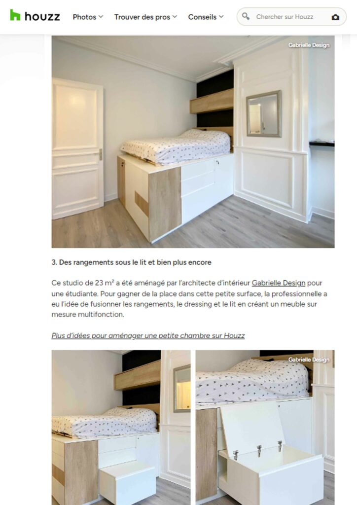 Parution article Houzz