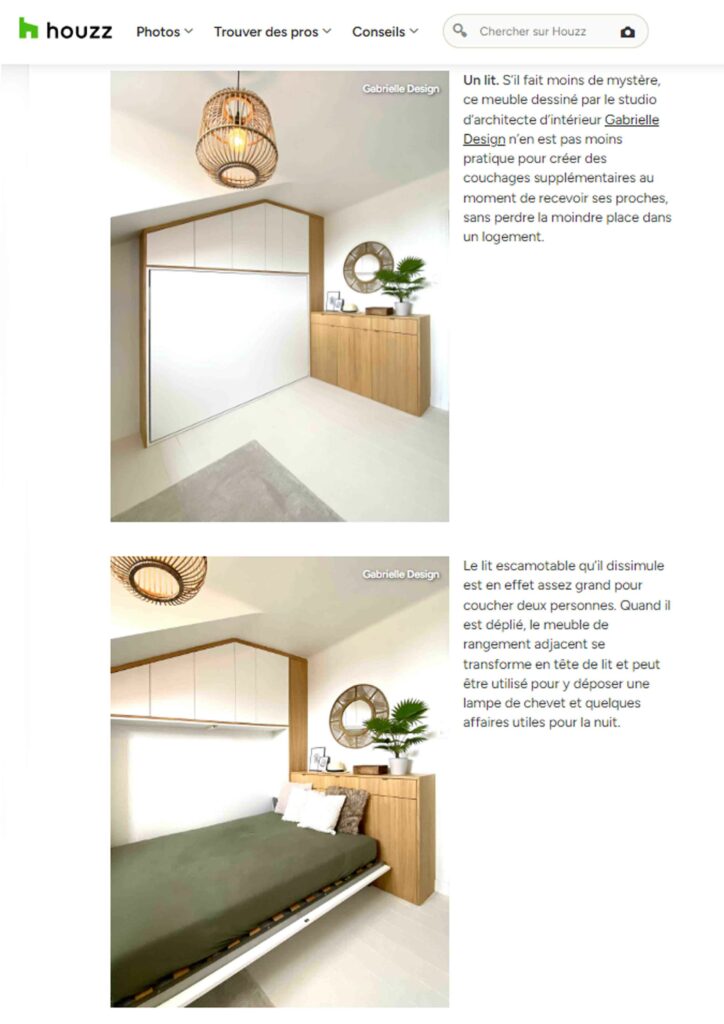 Parution article Houzz